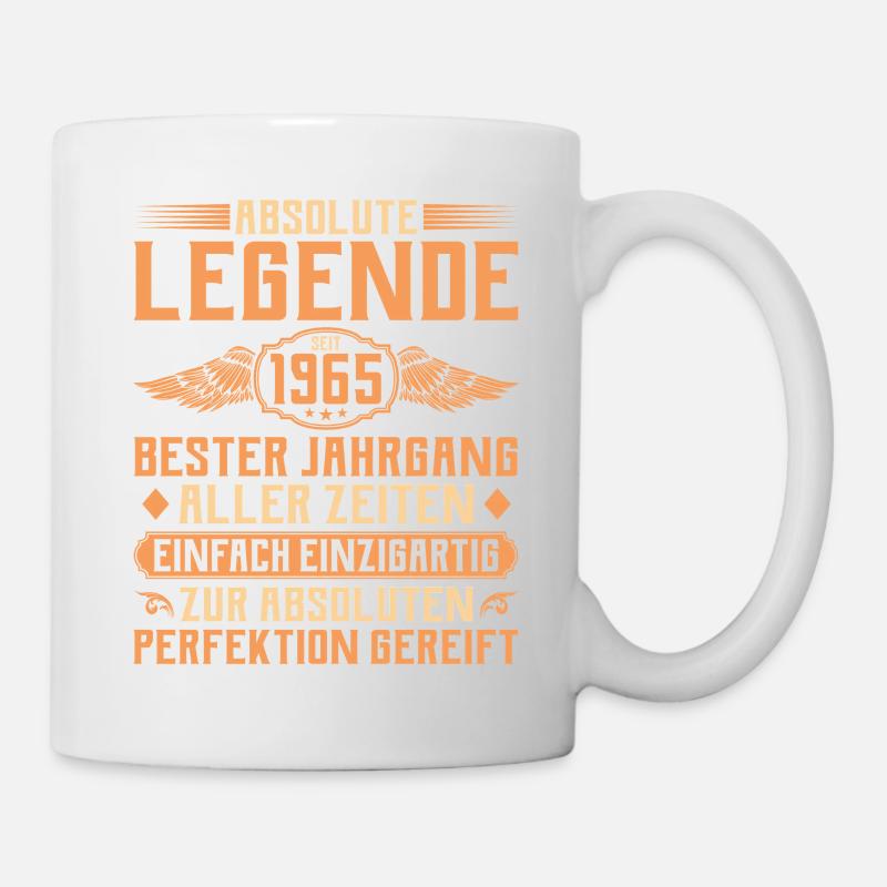60. Geburtstag - Legende seit 1965 - Tasse - Weiß
