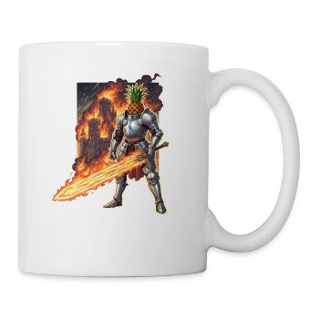 Fiery Paladin with Pineapple Knight - Mug - white - Right