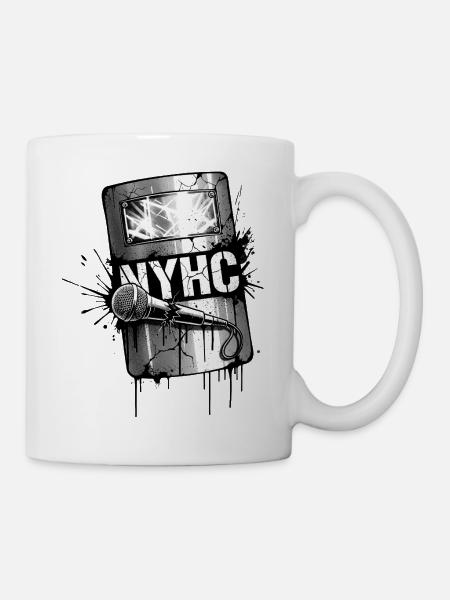 NYHC Graffiti Kunst Design - Tasse - Weiß