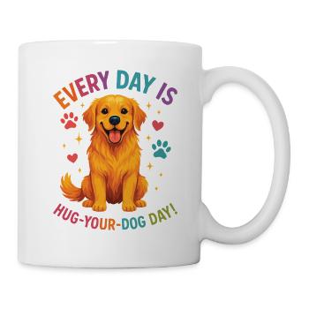 Golden Retriever - Tasse - Weiß - Rechts