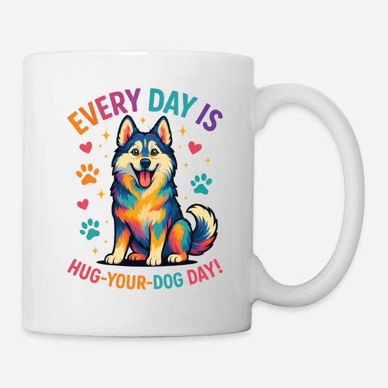 Husky - Tasse - Weiß