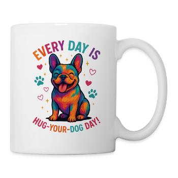 Bouledogue français - Mug blanc - blanc - Droite