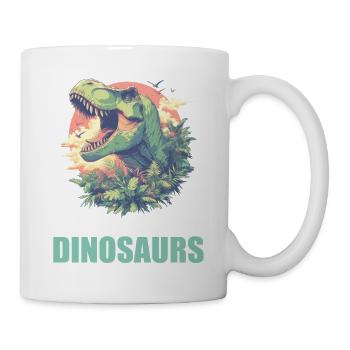 Dino Dinosaur Dinosaur - Mug - white - Right