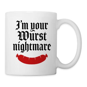 I'm your wurst nightmare - Mug - white - Right