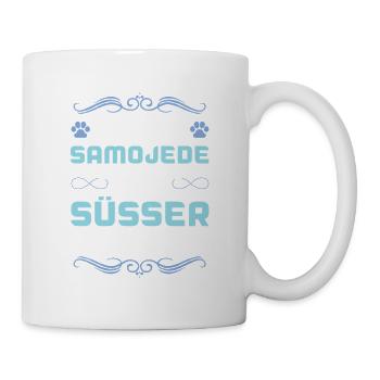 Dicton de chien Samoyède - Mug blanc - blanc - Droite