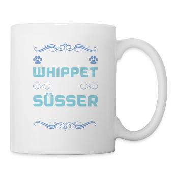 Dicton de chien whippet - Mug blanc - blanc - Droite