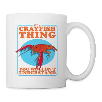 Crayfish Crayfish Seafood Gifts - Mug - white - Right