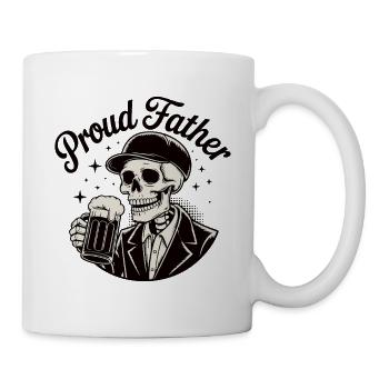 Skull Father Cheers Tee - Mug - white - Right