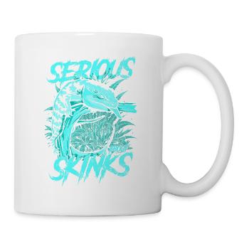 Serious About Blue Tongue Skinks Reptile Keeper - Mug - white - Right