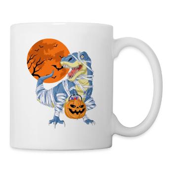 Halloween Dinosaur Costume Design - Mug - white - Right