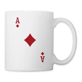 As de carreau - Mug blanc - blanc - Droite