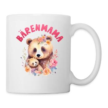 Future maman BEAR MAMA Drôle - Mug blanc - blanc - Droite