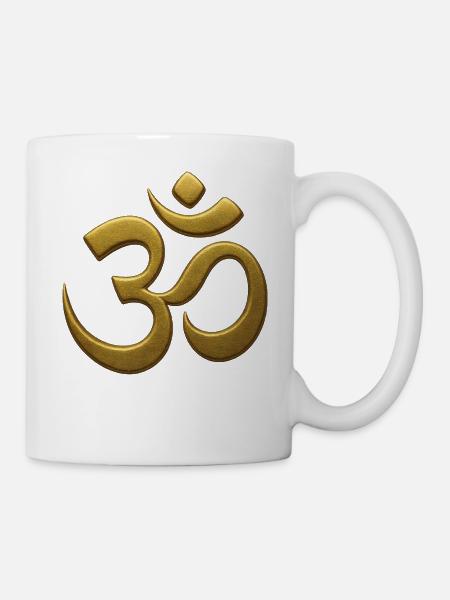 Om Consapevolezza Affermazione Consapevolezza Spirituale - Tazza - bianco