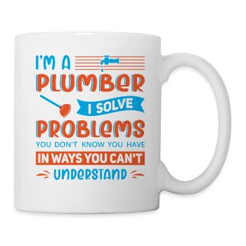 Heating Engineer Heating Construction Plumber Plumber - Mug - white - Right