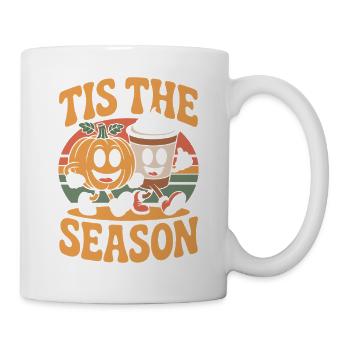 Tis The Season Football Fall Design - Mug - white - Right