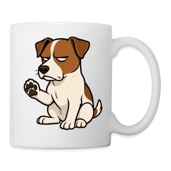 Jack Russel terrier Jack russel liebhaber Jackie - Tasse - Weiß - Rechts
