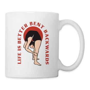 Contorsionniste Contorsion - Mug blanc - blanc - Droite