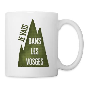 Je Vais Dans Les Vosges - Montagne Verte - Mug blanc - blanc - Droite