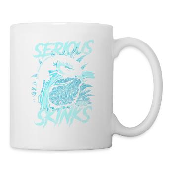 Serious About Blue Tongue Skinks Reptile Keeper - Mug - white - Right
