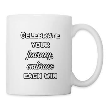 Célébrez votre parcours, adoptez chaque design gagnant - Mug blanc - blanc - Droite