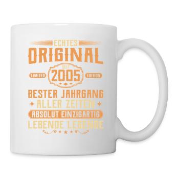Véritable original depuis 2005 - 20e anniversaire - Mug blanc - blanc - Droite