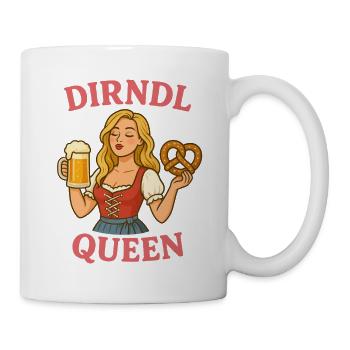 Dirndl Queen - Mug - white - Right