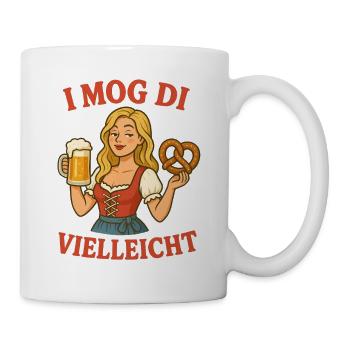 I mog di vielleicht. Oktober in Bayern - Tasse - Weiß - Rechts