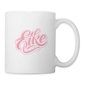 Lass das mal die Elke machen - Namenstag - Tasse - Weiß - Rechts