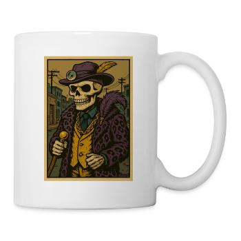 Ghetto Pimp Doctor Skeleton - Mug - white - Right