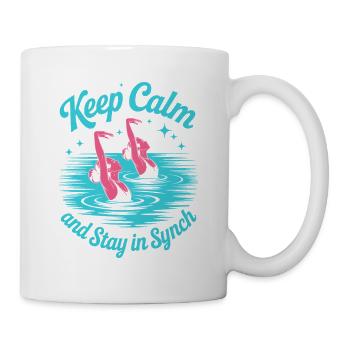 Natation synchronisée Natation artistique Sports nautiques - Mug blanc - blanc - Droite