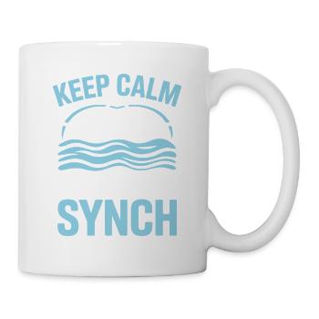 Synchronschwimmen Kunstschwimmen Wassersport - Tasse - Weiß - Rechts