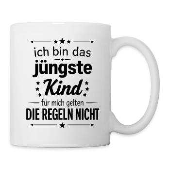 Funny Saying Middle Child Family Bustle - Mug - white - Right