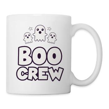 Boo Crew - Geister Spruch Halloween - Tasse - Weiß - Rechts