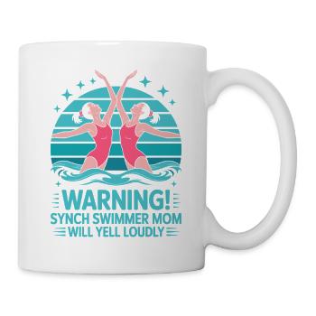 Synchronschwimmen Kunstschwimmen Wassersport - Tasse - Weiß - Rechts