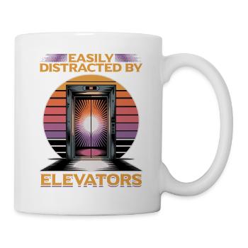 Elevator toddler & kids - Mug - white - Right