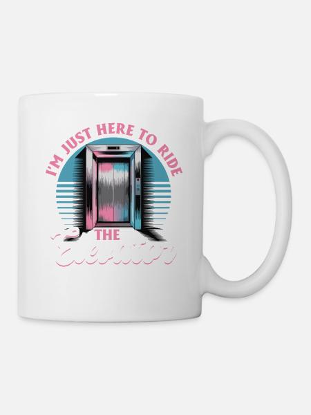 Elevator toddler & kids - Tasse - Weiß