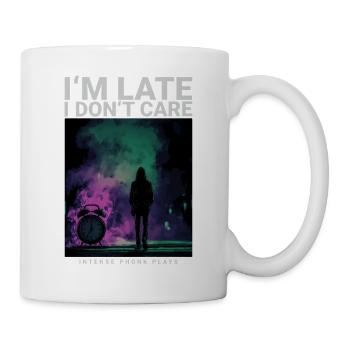 Dans la dernière montre I Dont Care, style streetwear - Mug blanc - blanc - Droite