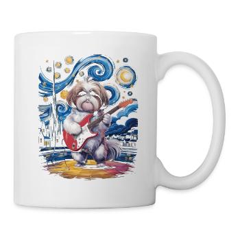 Shih Tzu de la nuit étoilée - Mug blanc - blanc - Droite