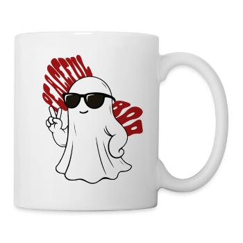 Casual Ghost with Sunglasses - Mug - white - Right