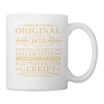 Original since 1975 Volume - 50th Birthday - Mug - white - Right