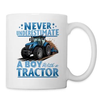 Tractor Kids Farm Lifestyle - Tasse - Weiß - Rechts