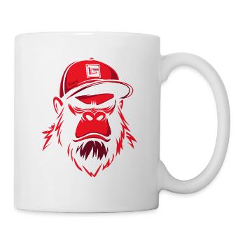 Urban Gorilla Street Art  - Mug - white - Right
