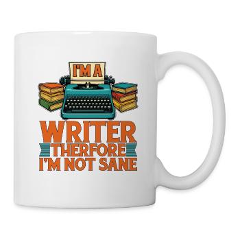 Screenwriter I'm A Writer Therefore I'm Book Lover - Mug - white - Right