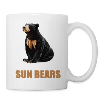 Sun Bear Malaienbär - Tasse - Weiß - Rechts