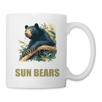 Sun Bear Malaienbär - Tasse - Weiß - Rechts