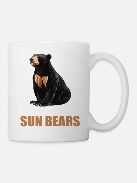 Sun Bear Malaienbär - Tasse - Weiß