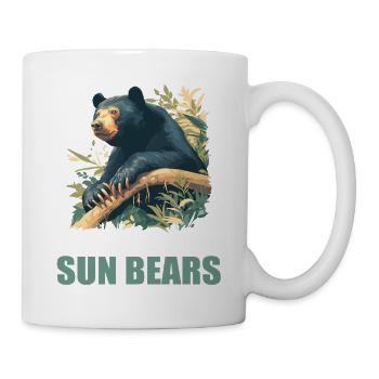 Sun Bear Malaienbär - Tasse - Weiß - Rechts