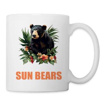 Sun Bear Malaienbär - Tasse - Weiß - Rechts