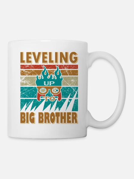 Gaming-Inspired Bruder Design - Tasse - Weiß