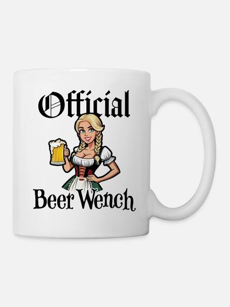 Offizielle Bierfrau - Tasse - Weiß